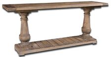 Stratford Salvaged Reclaimed Solid Wood Console Sofa Table ~ Uttermost 24250