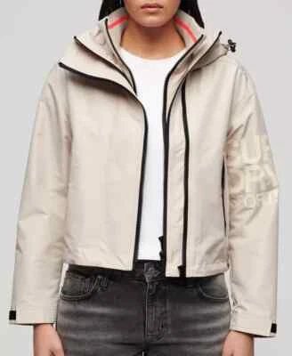 Superdry Mujer Chaqueta Cortavientos Sd Bordada Con Capucha Foto 1 de 4
