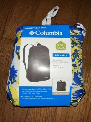 Novo ~ Mochila Columbia leve embalável 18L caminhada diurna - Imagem 1 de 2