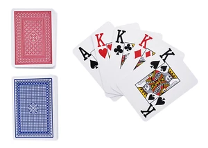 Large Number Playing Cards - 2 Packs - Easy to See for Weak Vision, Poker Games - Picture 1 of 2