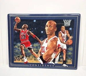 2000 Michael Jordan Confidence Plate Upper Deck Bradford Exchange NIB - Picture 1 of 9