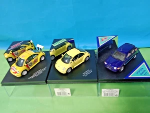 VW BEETLE YACCO TROFEO-VW BEETLE 1999 GIALLO -TOYOTA Corolla C17 VITESSE 1:43 - Foto 1 di 3