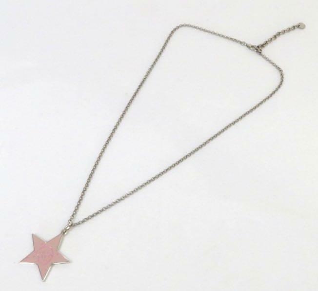 Gucci Silber Necklace 2WAY Ghost Skull 