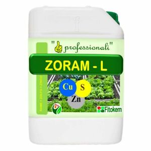 Fitokem - Rame + Zolfo liquido 5 LT - Per agricoltura biologica - Concime