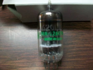 SLEEVE OF 5 GE JAN 12AT7WC / 6201 TUBES - Picture 1 of 4
