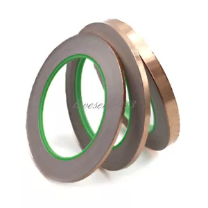 NEW 30M Tape Conductive Copper Foil Tape Self Adhesive EMI Shielding Tapes - Picture 1 of 4