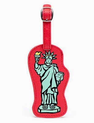 Marc Tetro Statue of Liberty Luggage Tag Travel New York Big Apple NYC New
