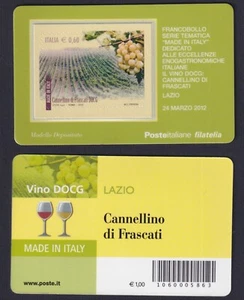 Tessera Filatelica 2012 Il Vino - Lazio B-L5 - Imagen 1 de 1