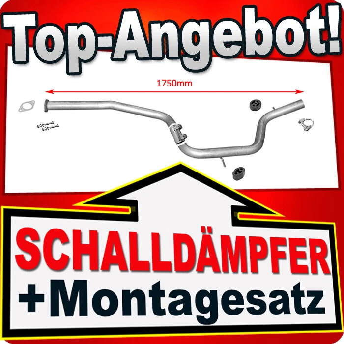 Tube central pour échappement FORD GALAXY II / MONDEO IV / S-MAX 2.0 TDCi 16V - Photo 1/1