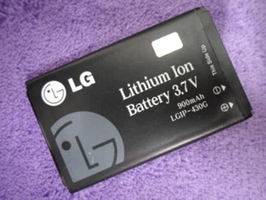 OEM LG LGIP-430G BATTERIE SBPL0090902 pour Shine CU720 CF360 AT&T KS500 - Photo 1 sur 2