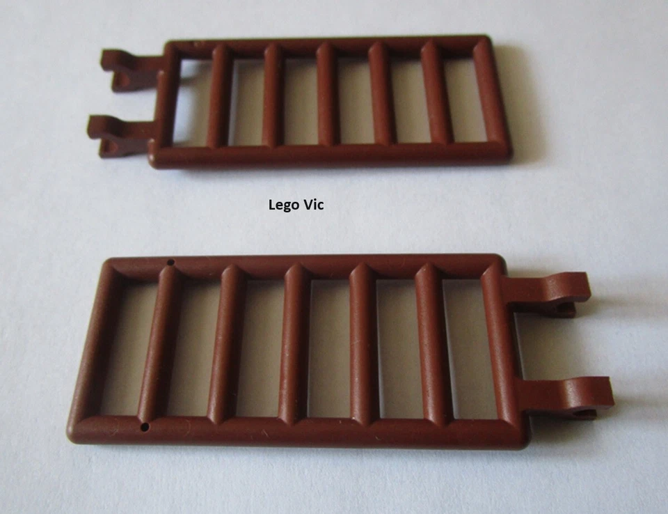 Lego 6020 x2 Ladder Reddish Brown Creator Ideas Disney Friends Castle MOC A14 - Photo 1/1