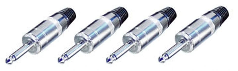 (PAQUETE DE 4) REAN NYS225L Jumbo 1/4" Conector de montaje de cable con entrada de cable de 8 mm Foto 1 de 1