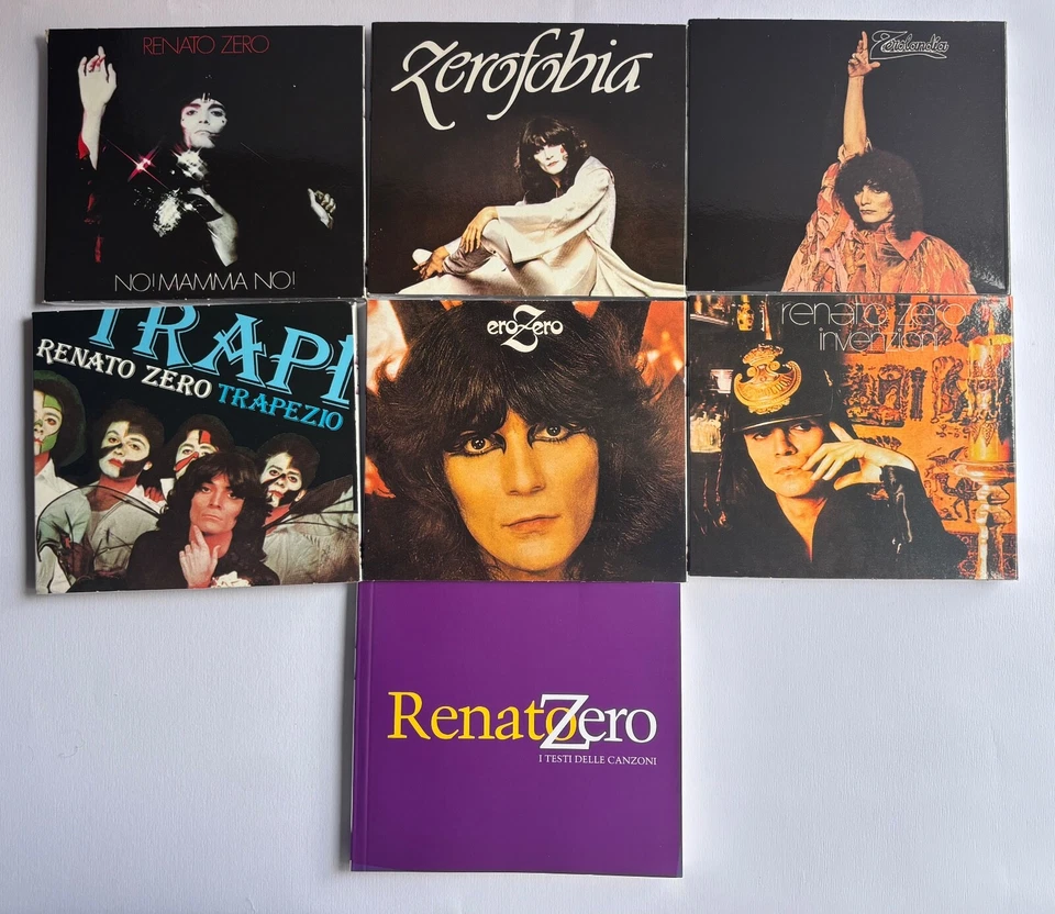 RENATO ZERO COLLECTION 70   BOX 6 CD + LIBRETTO  NUOVO - Immagine 1 di 2