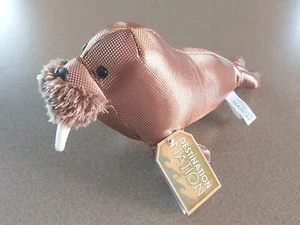 Peluche de peluche de animales de peluche de titanio Aurora Walrus Destination Nation de 11" nuevo con etiquetas - Imagen 1 de 12