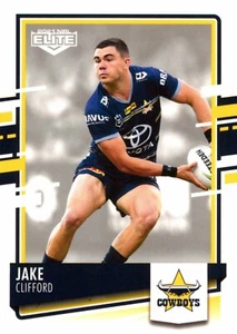 2021 NORTH QUEENSLAND COWBOYS NRL Card JAKE CLIFFORD Elite - Bild 1 von 2