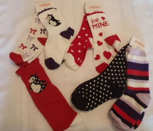 GYMBOREE Size 3 4 5 7 8 Valentines Day or Winter Penguin Socks Choice NWT - Picture 1 of 5