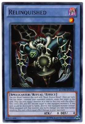 Yu-Gi-Oh! Relinquished LCYW-EN113 Legendary Collection 3: Yugi's World Rare NM - Image 1 of 2