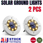 4/8/12 Solar Powered Led Buried Inground Recessed Light Garden Outdoor Deck Path