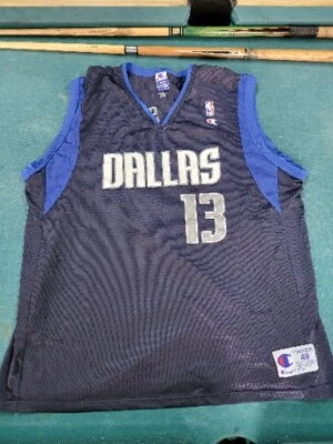 Camiseta Champion Steve Nash Dallas Mavericks Azul #13 XL / 48 🔥 Foto 1 de 4