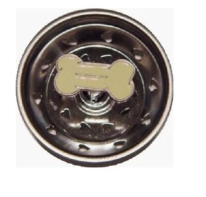 Billy Joe Kitchen Sink Strainer White Dog Bone, Enamel   NEW, Stainless - Picture 1 of 1