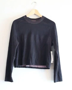 NUEVA CON ETIQUETAS ATLETA Mujer Mangas Largas SIN COSTURAS Sudadera Turbo BLack Talla Mediana - Imagen 1 de 3