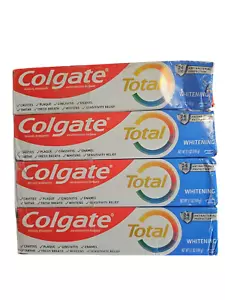 Colgate Total Whitening Toothpaste with Fluoride 5.1 oz, 4 PACK - EXP 10/26 - Picture 1 of 1