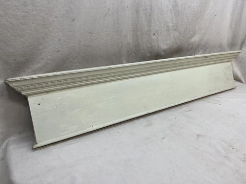 1890's Antique DOOR PEDIMENT Lintel Header VICTORIAN Style Egg & Dart Fir ORNATE Cover