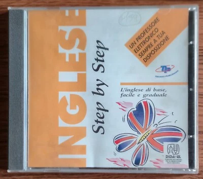 INGLESE STEP BY STEP -  Corso di Inglese  CD-ROM - 1999 VINTAGE - Immagine 1 di 2