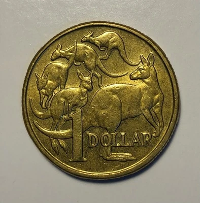 1985  AUSTRALIAN  $1 ONE DOLLAR  COIN VERY  NICE  AND  SHINNY  RARE  CIRCULATED - Image 1 of 4
