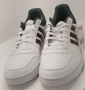 Adidas Hoops 3.0 - Low, White Green Oxide Camo, GY4738, Men's Size 11.5 (New) - Picture 1 of 7
