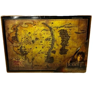 The Noble Collection Hobbit Lord of the Rings Middle Earth Map Plaque Wall Art - Picture 1 of 10