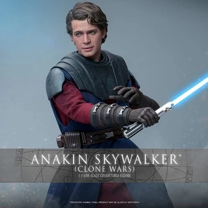 1/6 Star Wars Ahsoka: Anakin Skywalker Clone Wars Era Fig Hot Toys 913285 TMS129 - Picture 1 of 9