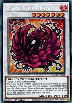 YuGiOh Black Rose Dragon (V.1) L5DD-ENS02 Secret Rare Englisch Neu 1st - Bild 1 von 2