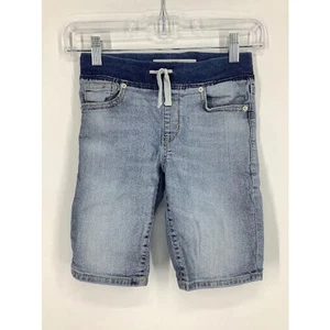 Old Navy Boys Karate Slim Stretch Denim Jean Shorts Kids Youth Size Medium - Picture 1 of 10