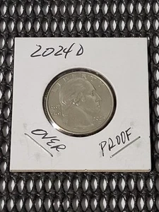 2024 Dr Mary Edwards Walker Proof Quarter With Die Chip Error - Picture 1 of 3
