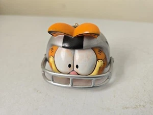Garfield Cat NFL Oakland Las Vegas Raiders Helmet Hanging Ornament Vintage Xmas - Picture 1 of 5