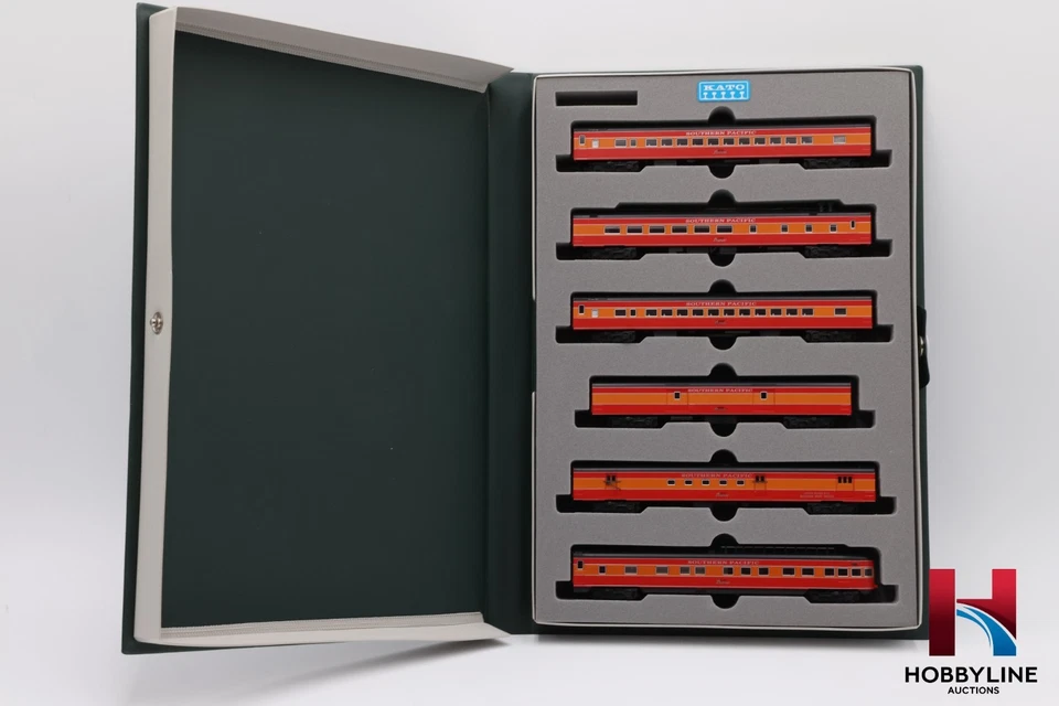 N Scale Kato Southern Pacific Daylight 106-019 6 Car Smoothside Set | Used - Image 1 of 4