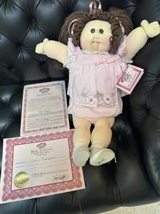RAR - 1984 handsignierte Xavier Roberts "Vera MaryAnne" Cabbage Patch Kinder Puppe - Bild 1 von 7