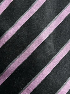 Stefano Ricci Herren Seidenkrawatte Italien Luxus schwarz rosa Streifen 4 x 60 - Bild 1 von 10