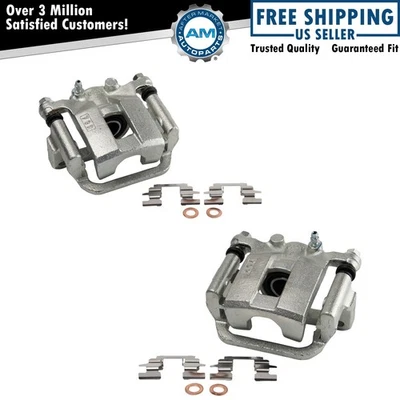 Nuevo par de pinzas de freno de disco traseras con soporte y herrajes para Nissan Rogue Foto 1 de 4