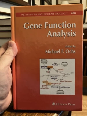 Gene Function Analysis by Michael F. Ochs (English) Hardcover Book - Image 1 of 2