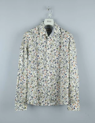 Camisa NAPAPIJRI Para Hombres Algodón Manga Larga Patrón Floral L Foto 1 de 4