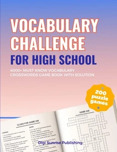 Vocabulary Challenge for High School: 4000+ Must Know Vocabulary Crosswords Game - Picture 1 of 1