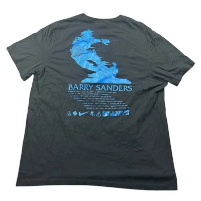 Мужская футболка Nike Detroit Lions Barry Sanders размер XL графическая футболка РЕДКАЯ хит сзади - Изображение 1 из 4