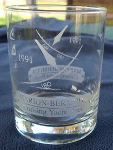 Vtg MARION - BERMUDA Cruising YACHT RACE Rocks GLASS 1991 - Low Ball SAILING MA - Picture 1 of 5