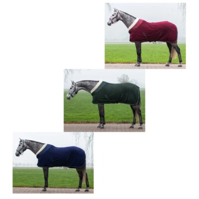 QHP Fleecedecke Abschwitzdecke mit Kragen Brilliance - Bild 1 von 4