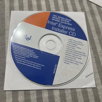 Intel Express Installer CD For Intel Desktop Boards D915pcy, D915pcm, D915pgn - Image 1 of 3