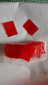 100 bolsas con cremallera extra gruesas rojas mini 3*4 cm de 7,87 mil/200 micras - Imagen 1 de 3