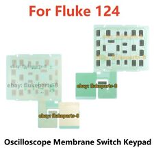 For Fluke 124 ScopeMeter Oscilloscope Membrane Contact Board Keypad Repair Parts