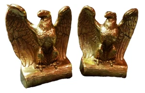 Sujetalibros águila de latón de mediados de siglo DE COLECCIÓN - Imagen 1 de 5